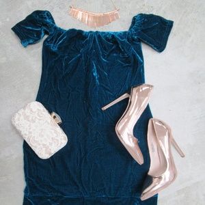 Teal Velvet Mini XSmall